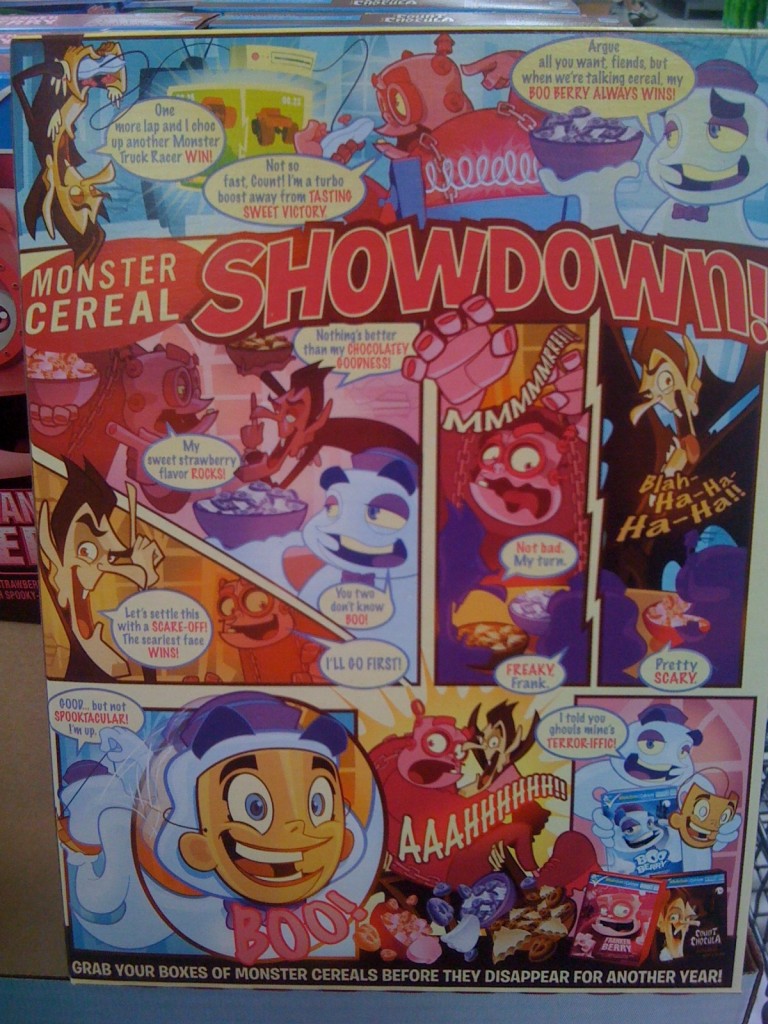 Count Chocula, Frankenberry, Booberry from General Mills